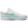 Nike Court Legacy Slip Resistant Shock Absorbing Low Top Skate Shoes Women Sneakers White Green FZ3770-100