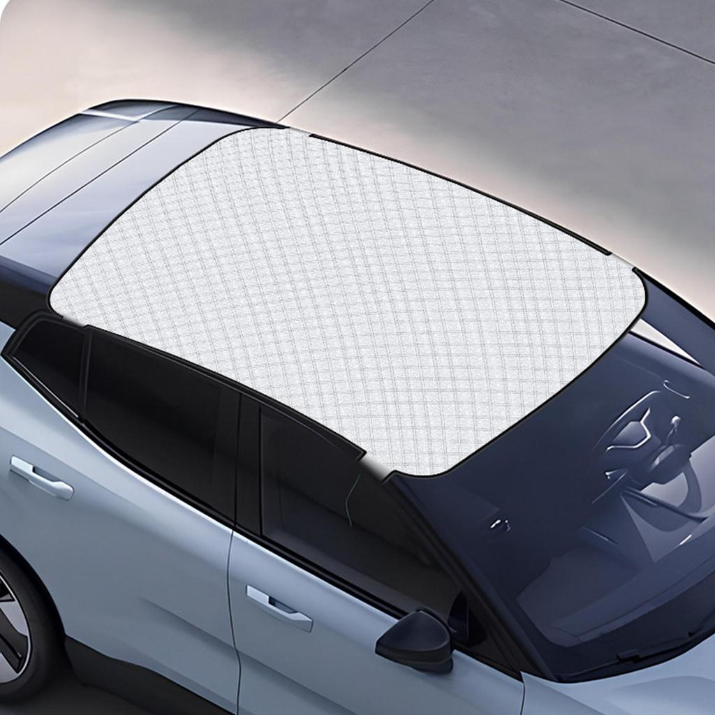 150X115/125cm Waterproof Sunroof Shade Cover, All-Weather Ice & Snow Protection Roof Sunshade for Car SUV, Foldable Heat Block