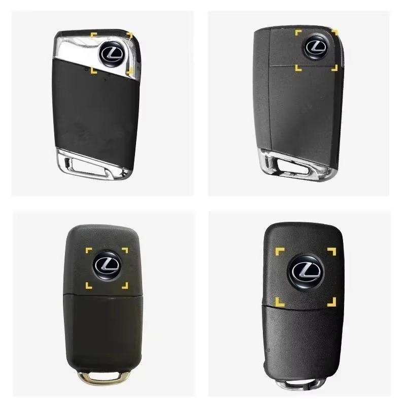 14/15MM Nálepka na klíčenku auta Hliníkový emblém Dekorace Samolepka Pro Lexus IS250 IS200 CT200h GS300 LS430 RX450h LX570 IS300 ES