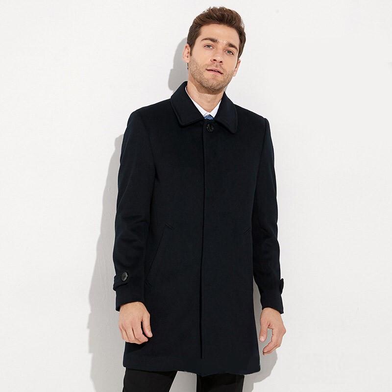 Jdn Tiara 823D Unisex Professional Mid-Length Wool Blend Coat