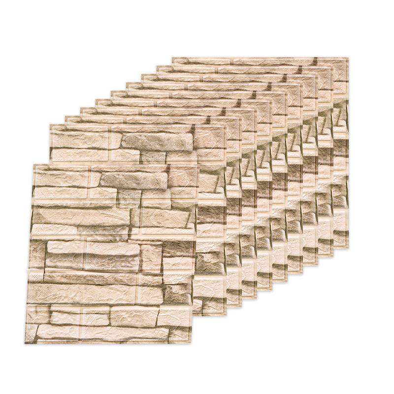 3D Wandaufkleber Selbstklebende Tapete Stoßfest Dekorative Aufkleber Heimdekoration Wasserdicht Ölfest 10 Stück