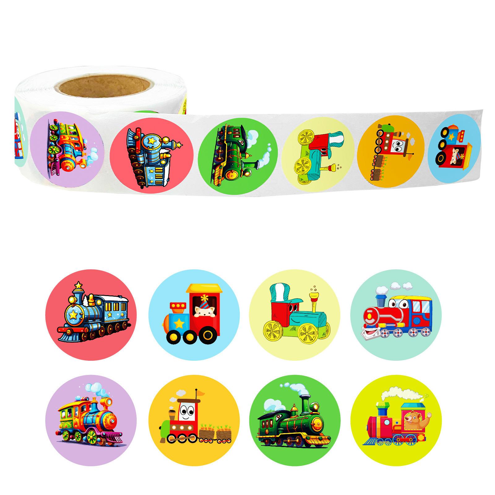 

500 Pieces/roll Cartoon Princess Sticker Roll Sticker New Product Notebook Water Cup Decoration Sticker Seal