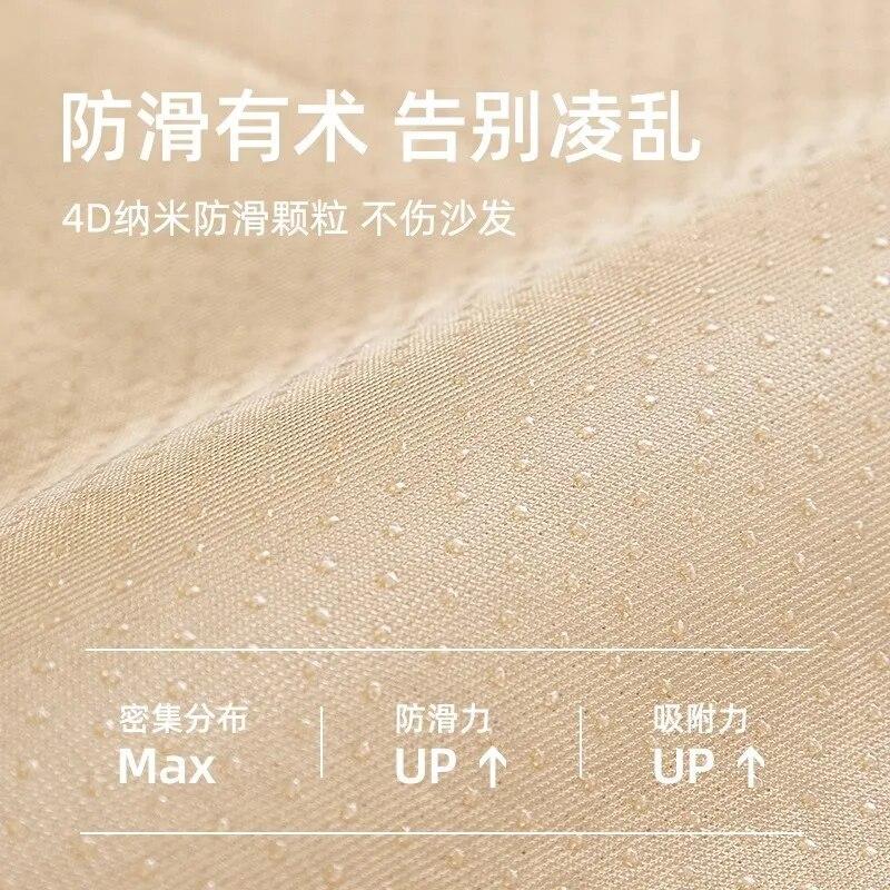 Jesień Zima Zagęszczony Aksamit Shu Poduszka na Sofę Pluszowa Poduszka Pokrowiec na Sofę 2/3/4-osobową Lekki Luksusowy Pokrowiec na Sofę Żakardowy List Sofe Cover