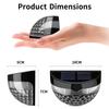 Solar Deck Lights,Solar Powered Fence Lights Dusk To Dawn LED Wall Light Outdoor Lighting Decoration for Step Yard Stair Patio Garden Warm Light