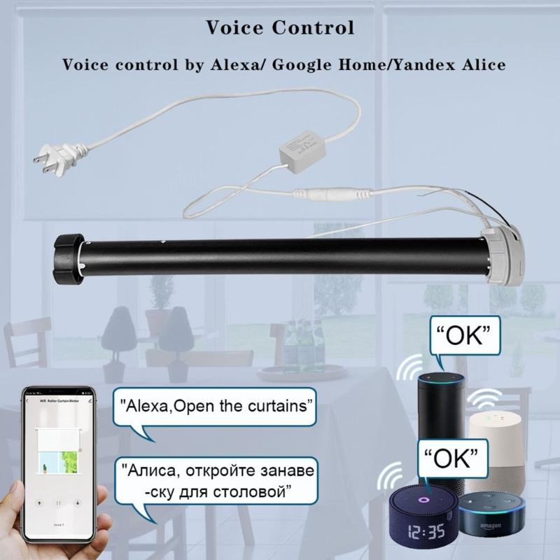 Intelligent Window Shade Motor with Programmable Timer Feature Advanced Roller Shade Automation Motor Simple Installs