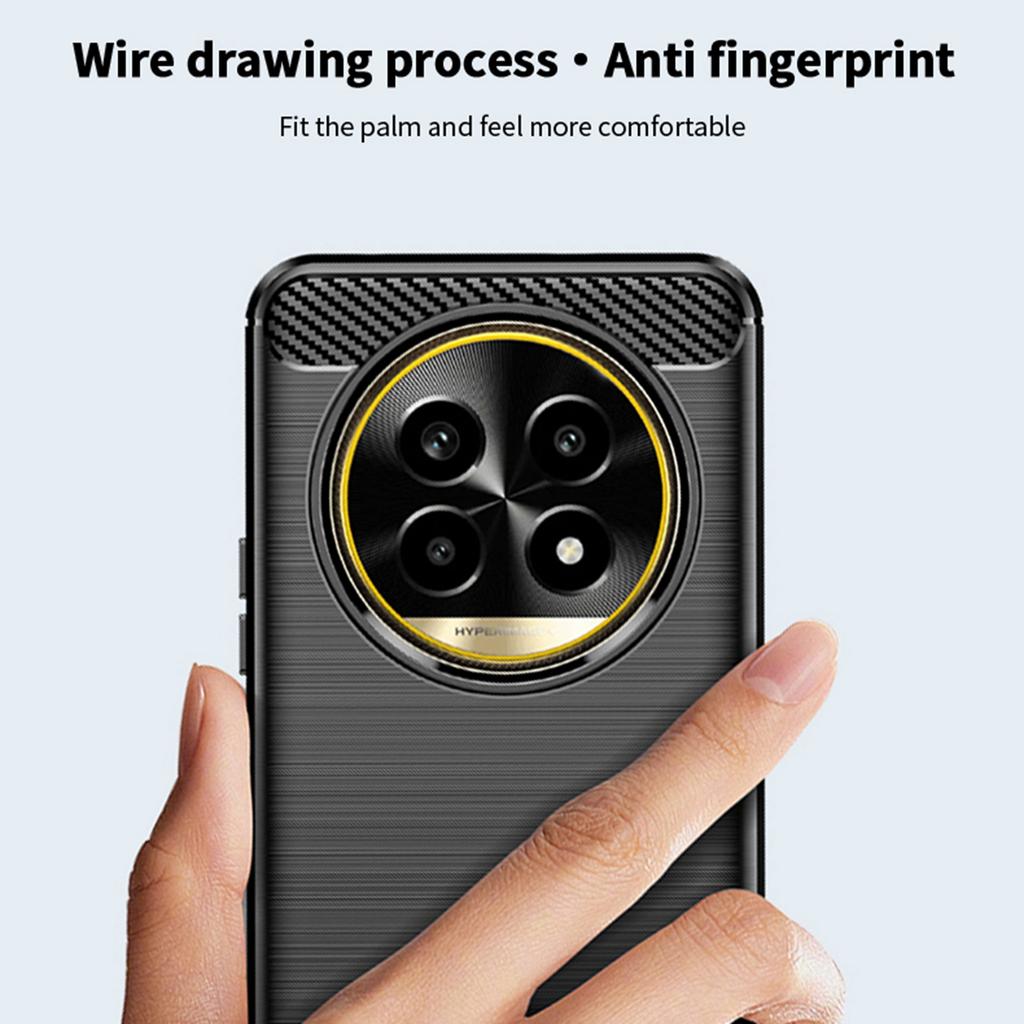 MOFI JK TPU Series-1 For Realme 13 Pro 5G (Global)/13 Pro+ 5G (Global) Case Carbon Fiber Texture TPU Soft Phone Cover