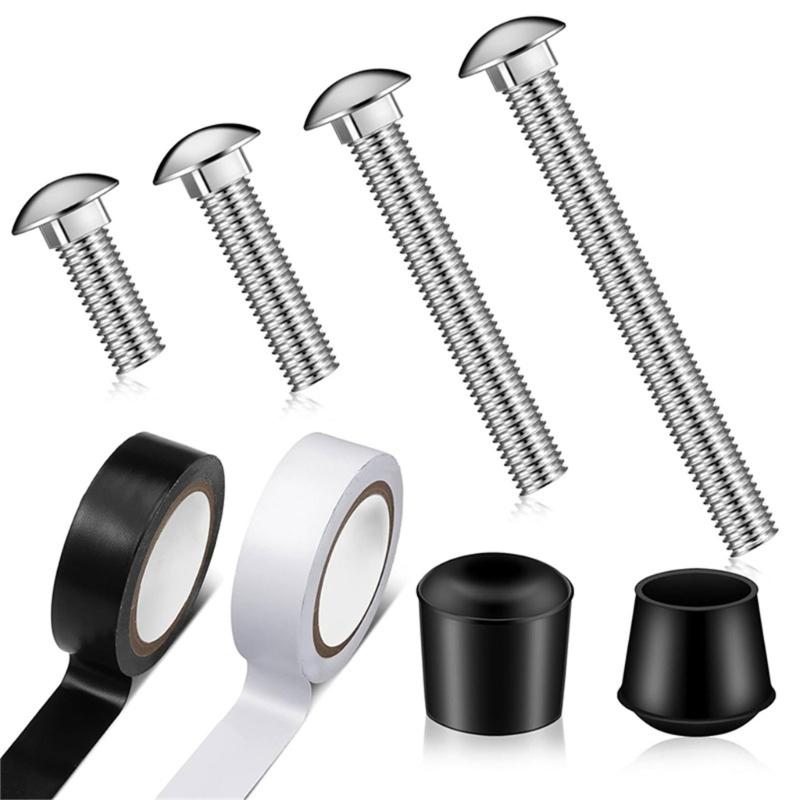 

Stainless Steel Flagpole Weight Anchors Kits With Rubber Caps For Color Guard Training Equipment 1