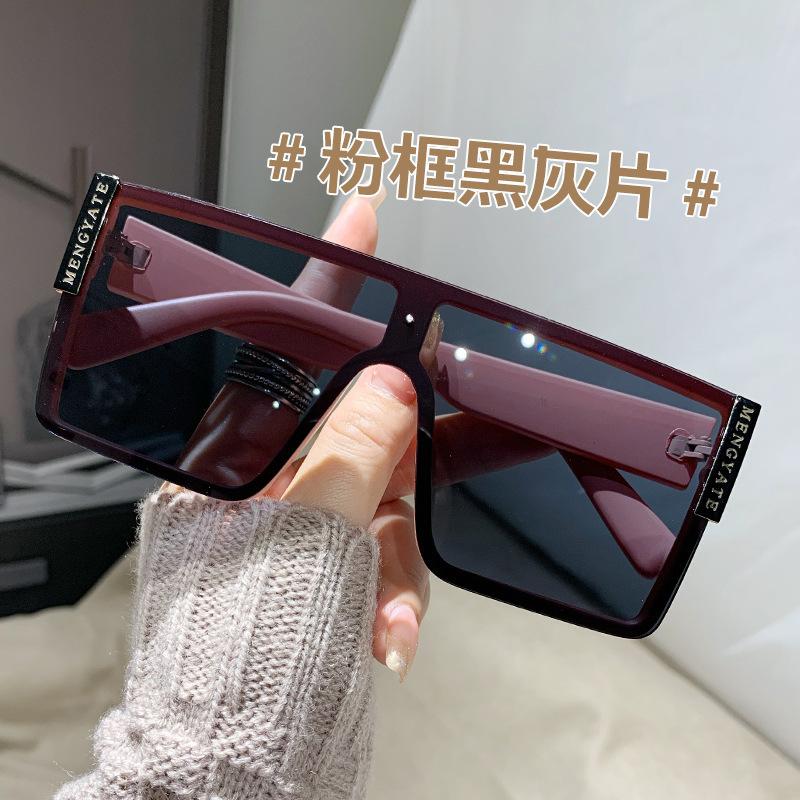 

Жіночі квадратні сонцезахисні окуляри з великою оправою, тонкі прості сонцезахисні окуляри з ультрафіолетовим захистом sunglasses, plus 004 box.