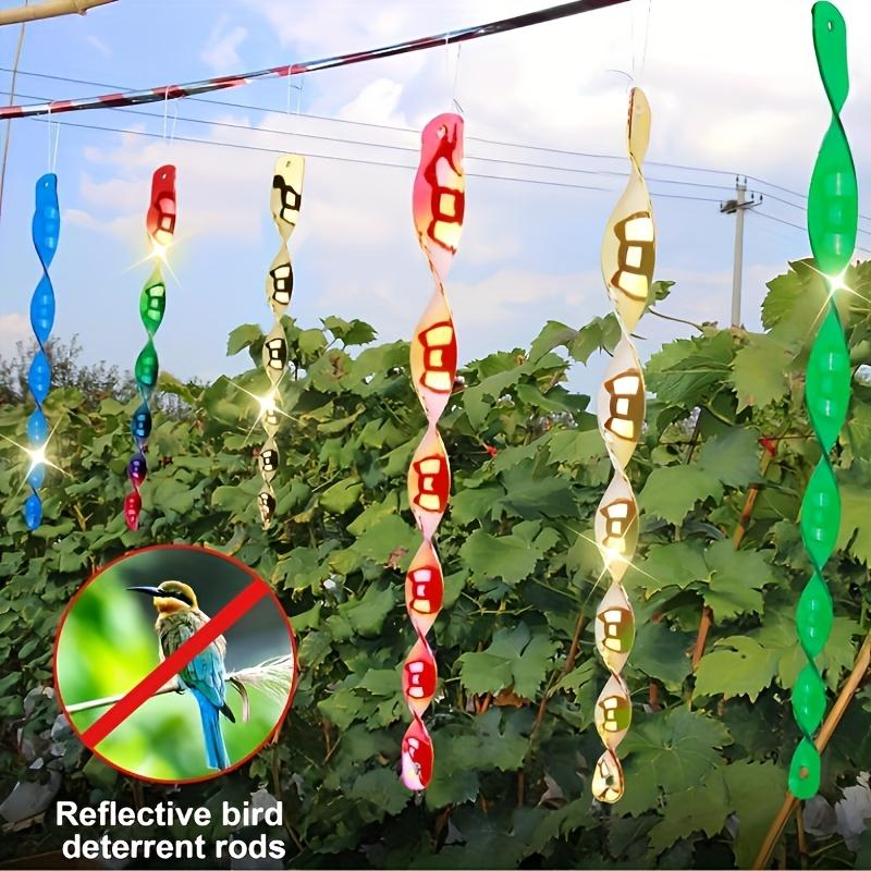 8/15 pieces color-coded electric-powered balcony garden bird repellent device for farms / farmyard bird repelling equipment