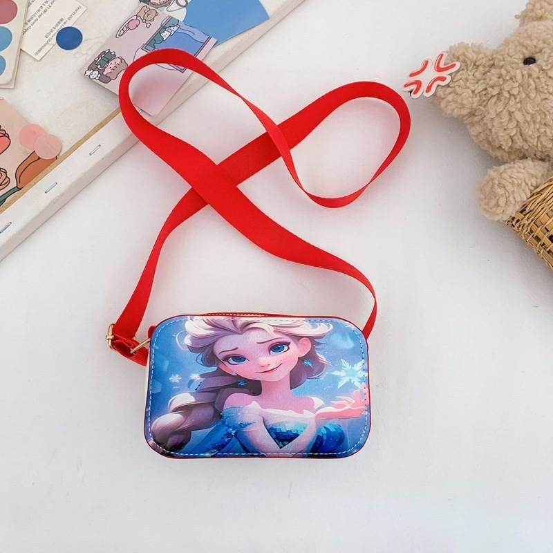Pattern Cartoon Princess Fashionable Kids Small Crossbody Bag Daily Gifts Use