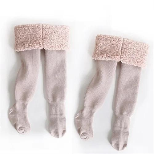 2Pairs/set Children's Tights for Girls Winter Thick Casual Cotton Toddler Baby Girl Pantyhose Snow Keep Warm Kids Tight 0-8Years