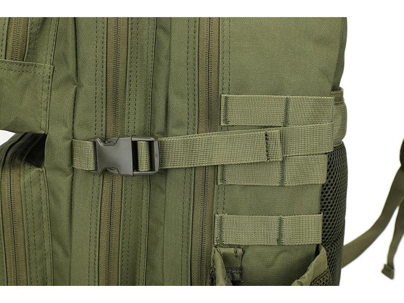 Camouflage Outdoor Tactical Backpack with Large Capacity, Double Shoulder Straps, Side Pockets for Cycling, Hiking, Travel, and Mountaineering