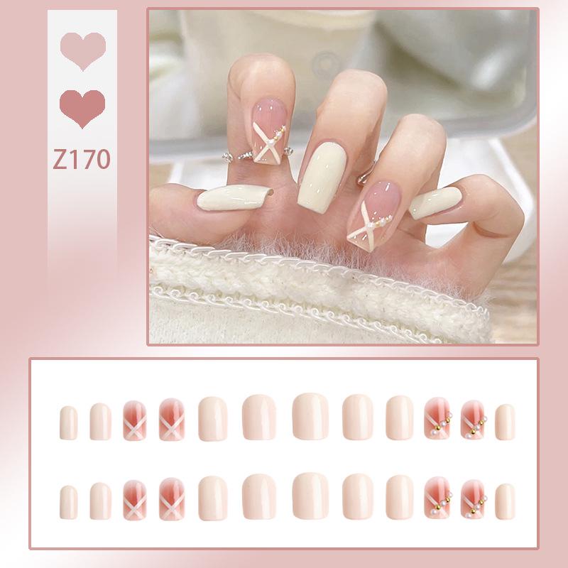 Handmade Press-On Nails – Crushed Diamond Butterfly Glitter Tips Collection