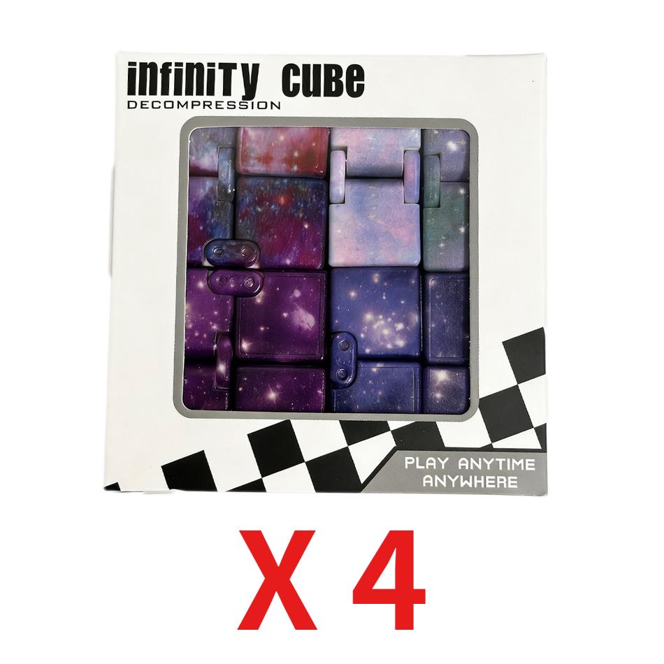 Infinity Cube Flip Adhd Giocattoli Ansia Giocattolo Punta delle dita per Gioco Puzzle Antistress Dito magico Agitarsi Autismo Regali a mano Bambini