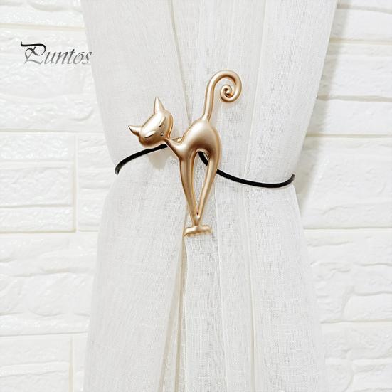 Gardinbindning Magnetisk Bred applikation Legering Kattform Minidraperi Hållback Hushållsartiklar