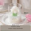 Lover flower scented candle ins atmosphere fragrance gift box tulip bouquet shape scented candle cup