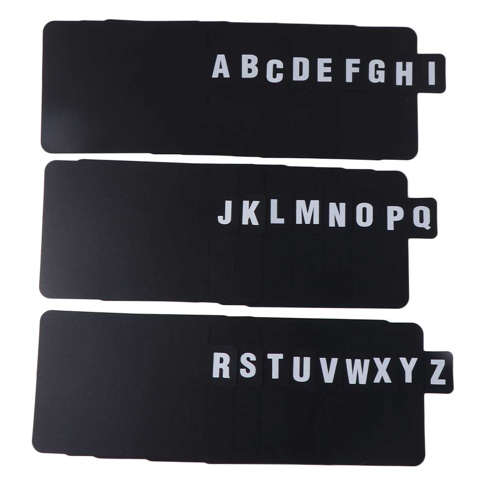Record Dividers Bookmark Pen Clip A-Z Alphabetical Record Organizer Notebook Marker Stationery