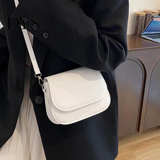 Exquisite Stitching Bag Women PU Leather Shoulder Stylish Satchel with Detachable & Adjustable Purse Strap Crossbody Saddle for Commuting Dating Party