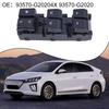 Power Window Switch PPP0374650 93570-G2020 93570G2020 93570-G20204X 93570G20204X For Hyundai For Ioniq Front Left Driver