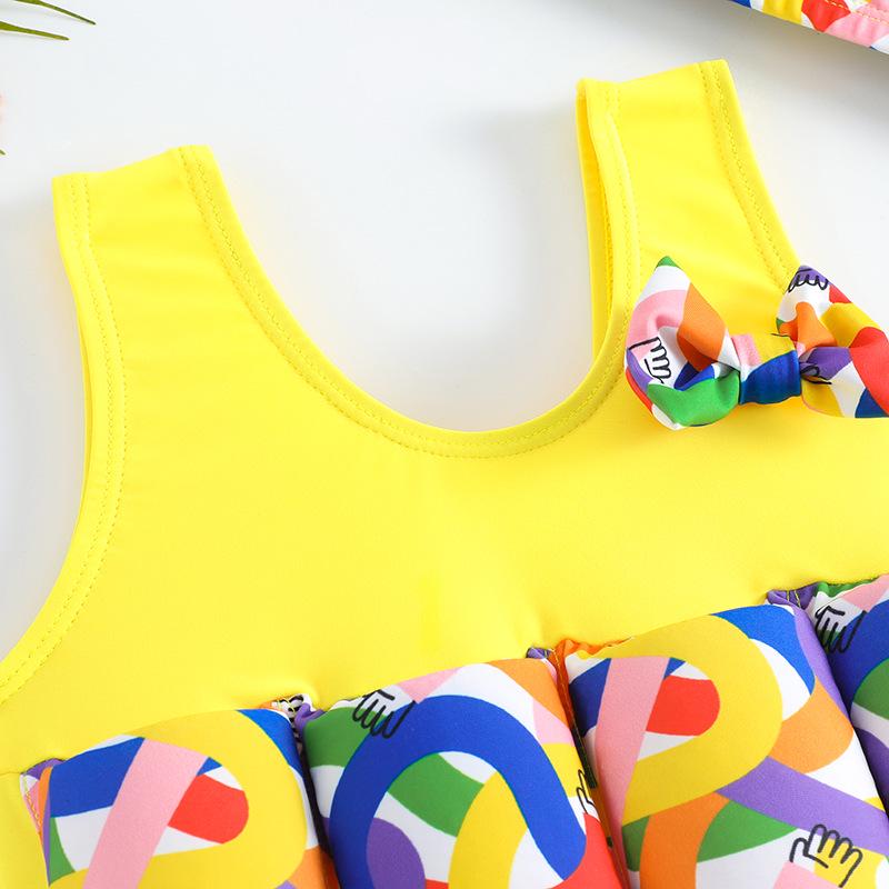 2024 Children's Buoyancy Swimsuit: Cute One-Piece for Boys & Girls