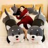 Husky Siberian Plush Toy Fashion Comfortable Sleeping Pillow Cushion Doll Gift