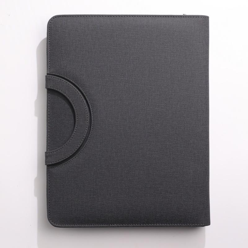 Multifunkční obchodní kabelka A4 s powerbankou, USB flash diskem a úložnou složkou.