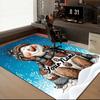 1PC Custom Name Snowman In Winter Wonderland Theme Floor Mat Ideal for Living Room, Game Rooms, Office, Bedroom,Floor Mat Playful Design89