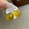 Korean version of dopamine color spherical earrings women's new fashion resin stud earrings sweet and cute round bead earrings