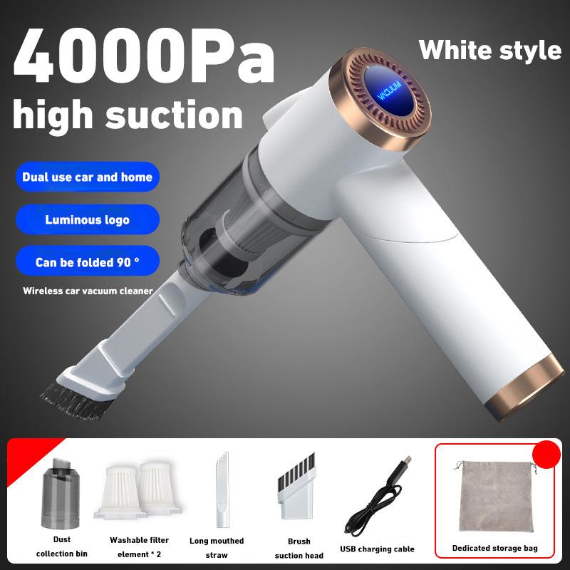 Wireless Portable Cleaning Machine Car Vacuum Cleaner Strong Suction Mini Handheld Vacuum Cleaner for Car and Home