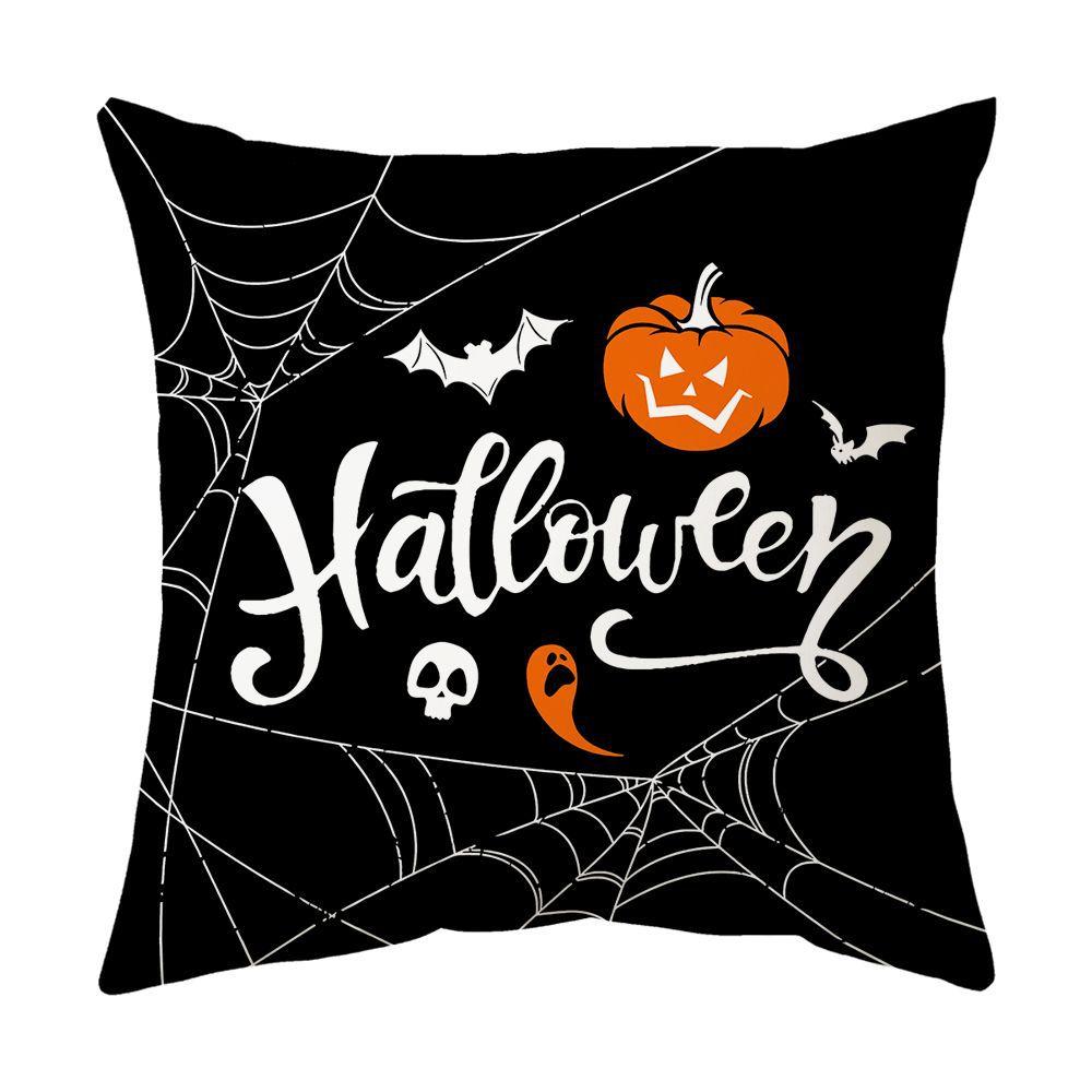 Halloween Pillow, Sofa Pillow Case, Printed Holiday Decoration Scene, Party Ghost Festival Decoration