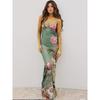 Rochie subțire, sexy, cu decolteu în V, pentru vacanță de vară, rochie șic Spice fără spate