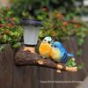 Solar LED Courtyard Lights: Tree Hanging Koala, Owl, and Parrot Garden Ornaments
