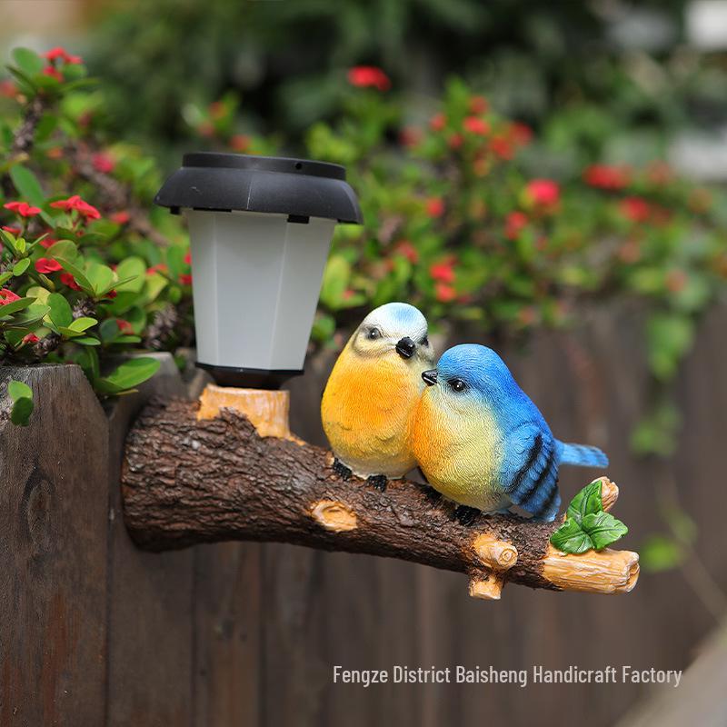 Solar LED Courtyard Lights: Tree Hanging Koala, Owl, and Parrot Garden Ornaments