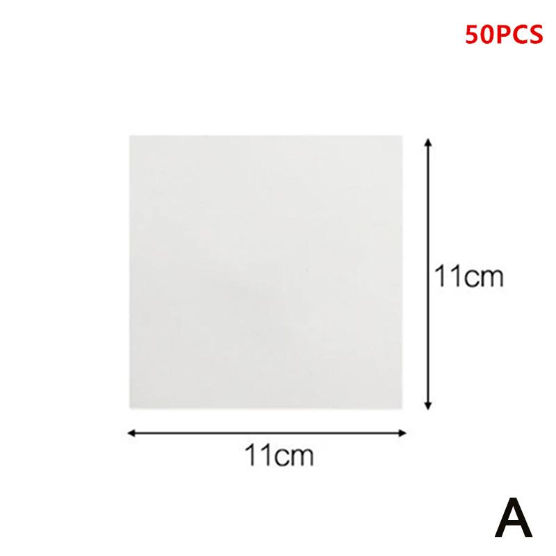 Disposable Premium Hamburger Patty Separation Pads 11Cm Round Square Hamburger Food Pads Paper Non-Stick Oil Paper Baking Paper