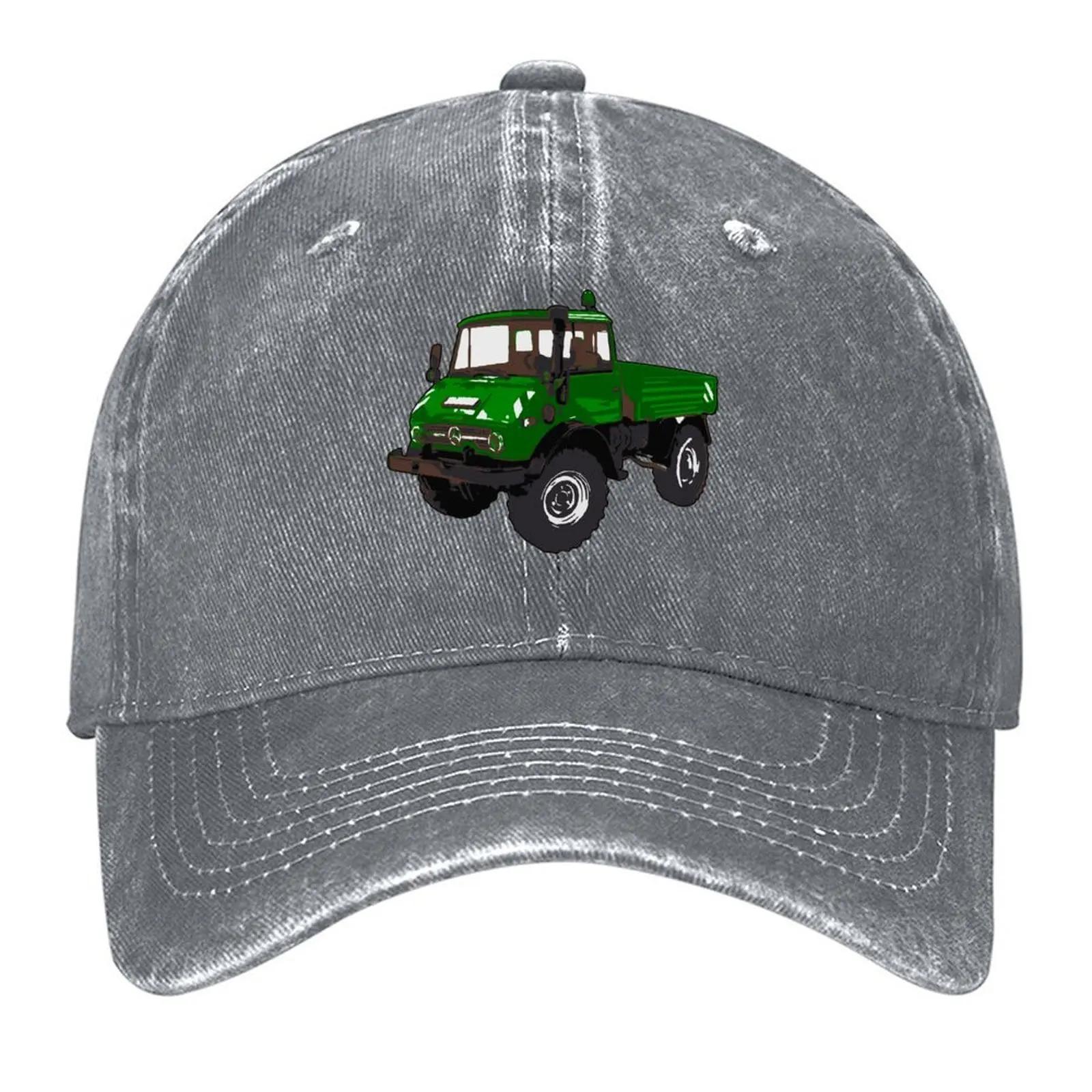 Unimog Green Baseball Cap Male hat Beach Bag Beach Outing fishing hat Golf Men Womens