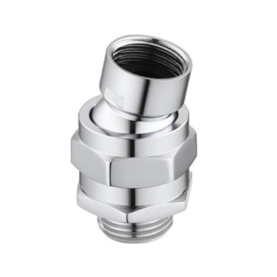 Adjustable Brasses Shower Head Adapter 360 Degree Rotation Effortlessly Installation Universals Bathroom Fixture