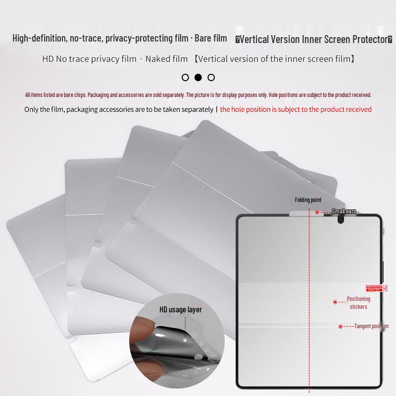 Samsung Z Fold 7/6 HD Matte Anti-Fingerprint Privacy Film - Self-Healing, Anti-Scratch, Hydrogel Protector for Folding Screens.