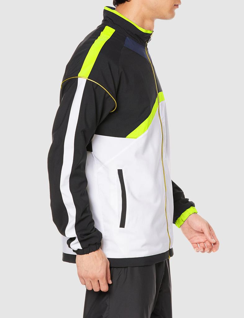 Bunda s podšívkou a větrovkou, kyselinově žlutá, velikost L [YONEX] (Přizpůsobit styl) (607)