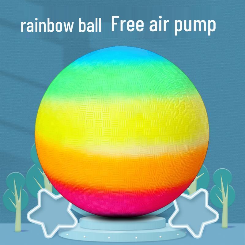 Colorful Elastic Rubber Balls for Kids - Watermelon, Football, Basketball Themes - Ideal for Kindergarten Playtime