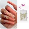 20Pcs 3D Nail Charms Butterfly Shape for Women Girls DIY Nail Art Decoration Craft Accessories