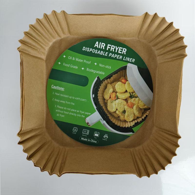Oil-Absorbing Non-Stick Air Fryer Tray Paper - Heat & Oil Resistant