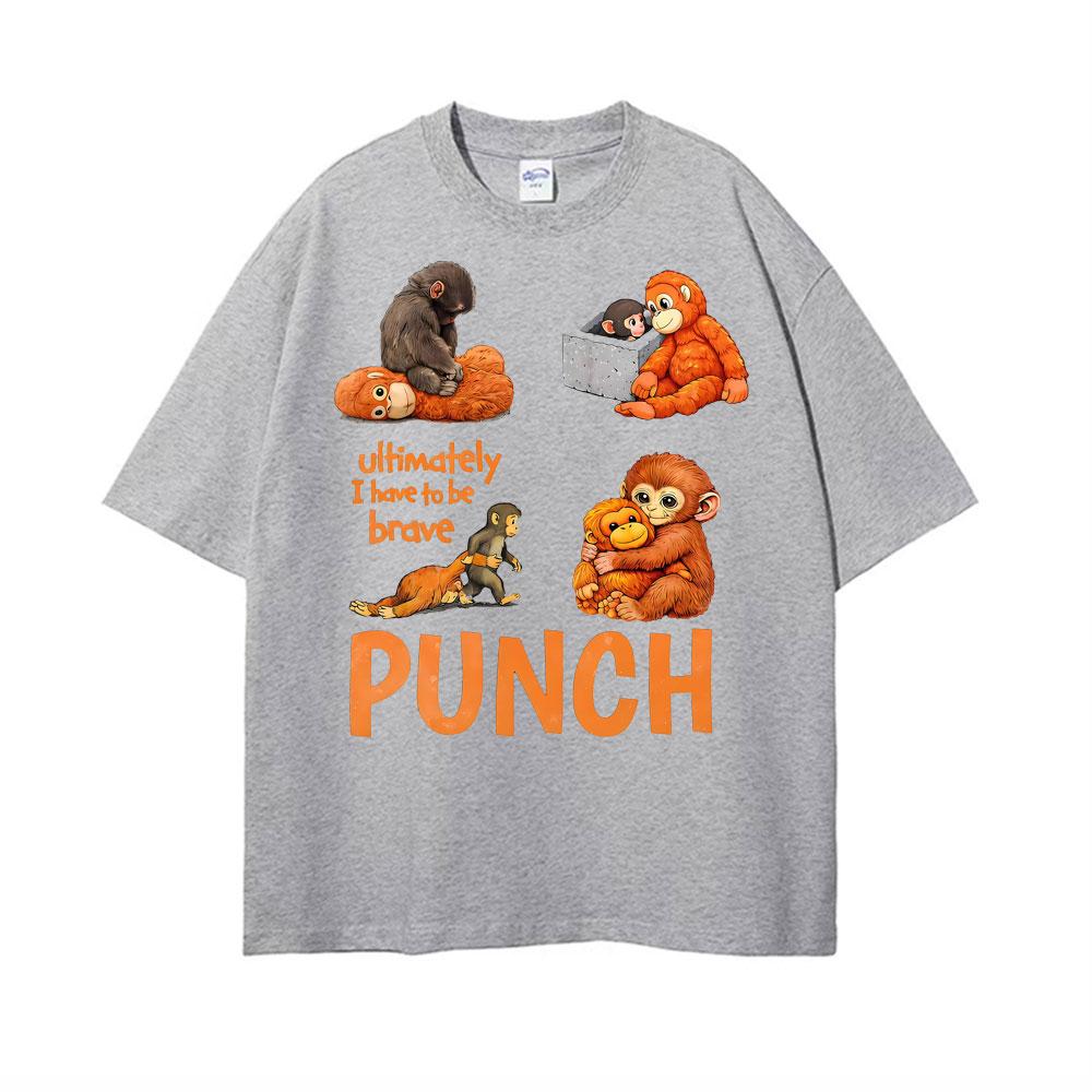Baby Punch Monkey Lonely Punch Essential Tshirts Men Women Summer Fashion Style Classic T Shirt 100 Cotton ONeck Tshirt Tops