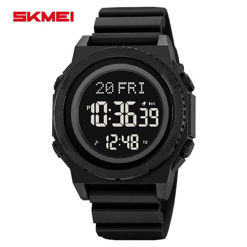 

Multifunctional Electronic Watch Men s World Time Daylight Saving Time Student Electronic Watch чёрный