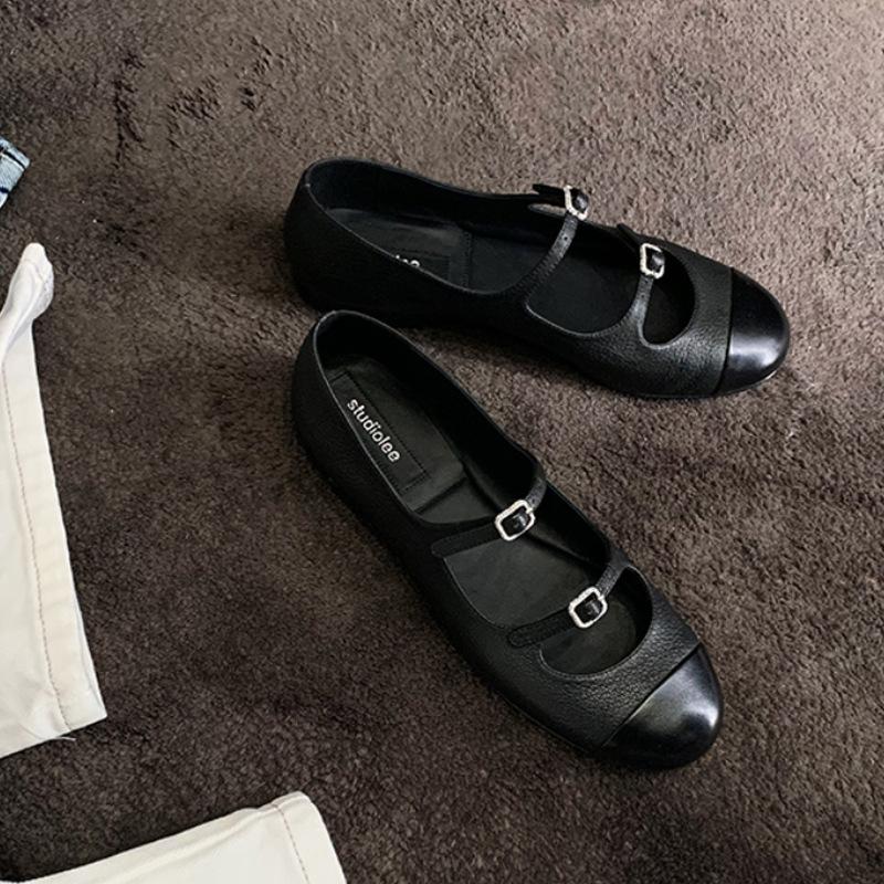 

Виноградное материнское окно Барби круглая голова цветовая гамма туфли Мэри Джейн с легким вырезом балетки французские балетки 40 чёрный