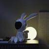 Galaxy Star Projector LED Night Light Starry Space Rabbit Projectot Lamp For Decoration Bedroom Home Decorative Children Gifts