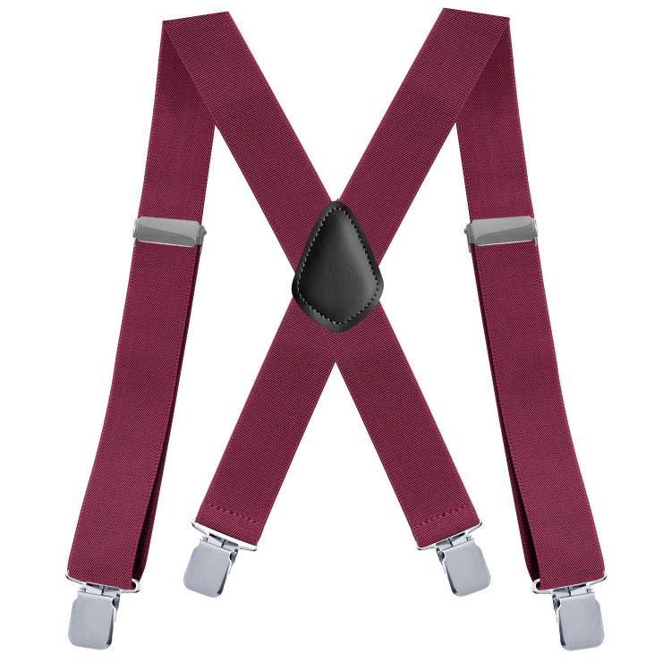 Men's Elastic X-Shape Adjustable Dress Suspenders Braces