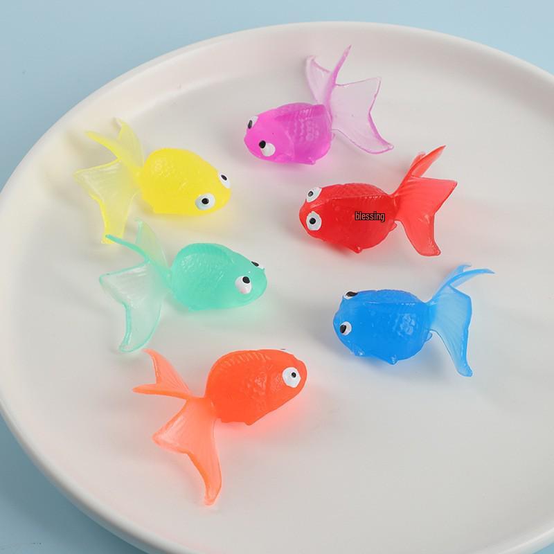Bath-Time Fishing Toy: Small Goldfish for Kids