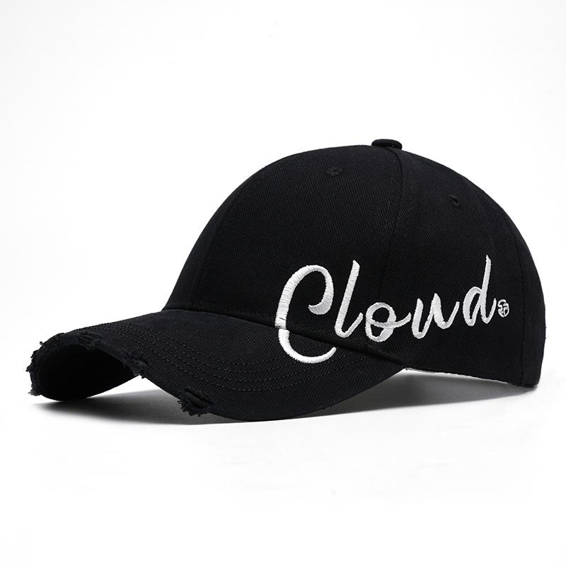 

Бейсболка с вышитыми буквами, уличное солнцезащитное укрытие для мужчин и женщин чёрный