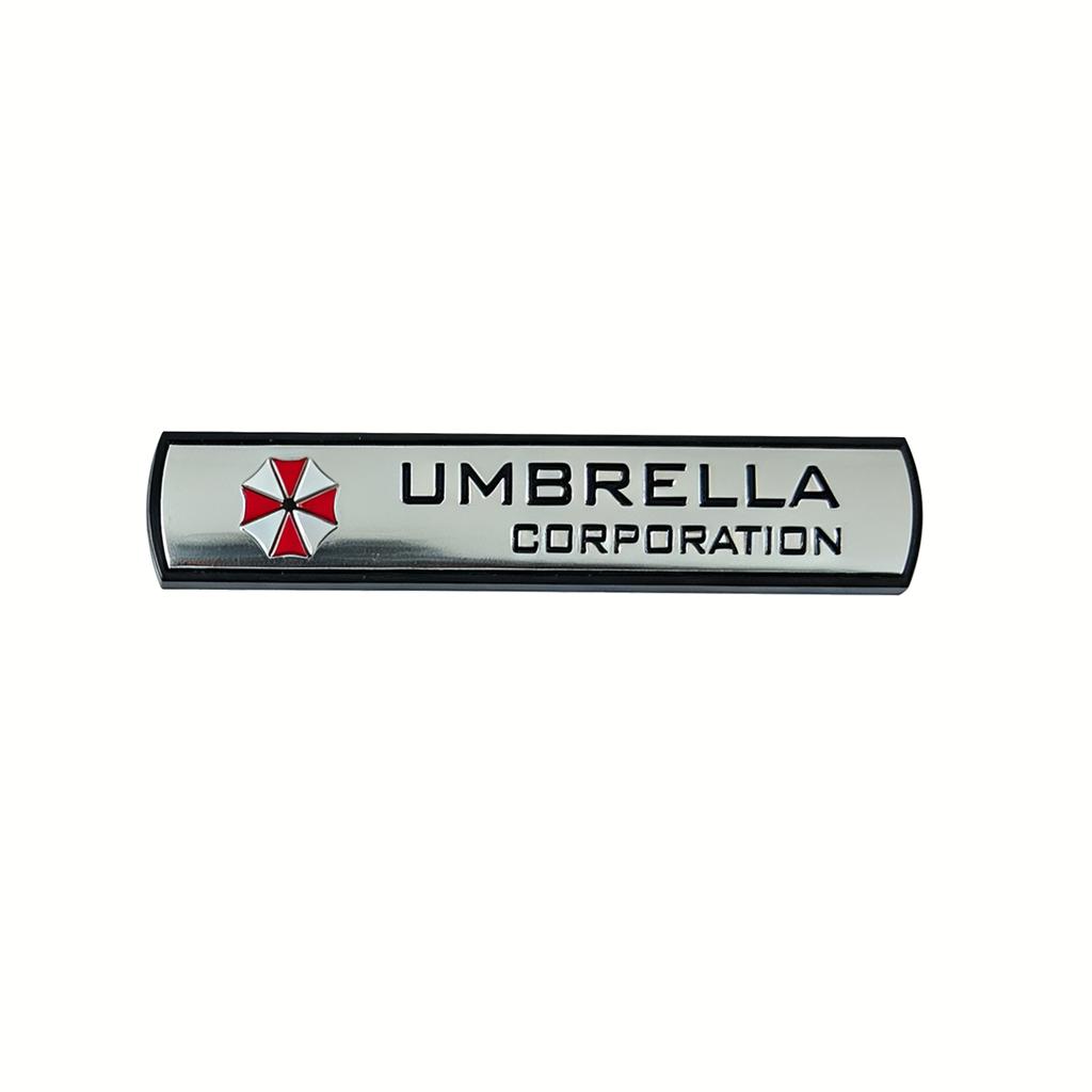 3D Metal Umbrella Corporation Car Stickers Decals Emblem Badge Auto Accessories Styling Decorations