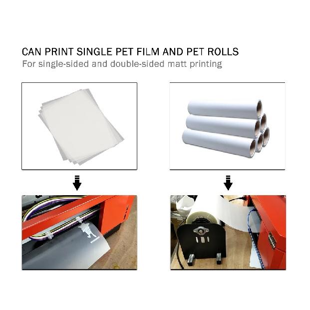 20PCS A4 PET Film For Epson L800 L805 L8058 L18058 Printer Directly Print Film and Trasnfer Print for hoodies Jeans dtf printer